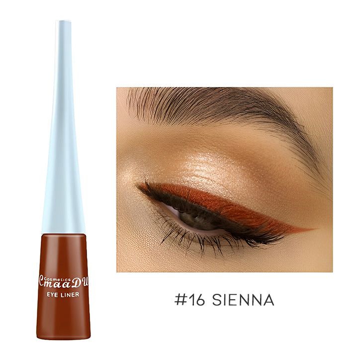 Super Pigmented Color Liquid Eyeliner Make-up Every Day And Night #16 Sienna 1 pc 