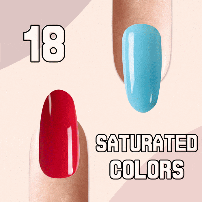 18 Colors One Step Nail Polish Pen