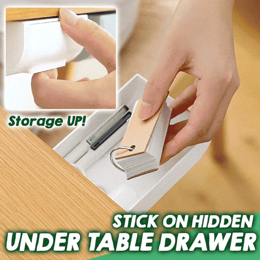 Stick On Hidden Under Table Drawer