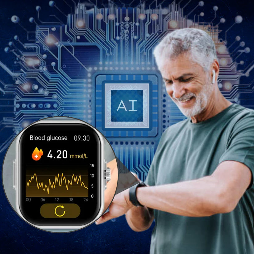 Fivfivgo™ AI Blood Glucose Monitoring Wristband (𝟟𝟘% 𝕆𝔽𝔽 𝗘𝗡𝗗𝗦 𝗜𝗡 𝟭𝟬 𝗠𝗜𝗡𝗨𝗧𝗘𝗦)