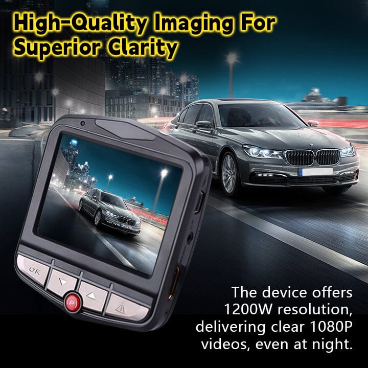 Lamicry™ Shield Car DVR Camera - Full HD 1080P Digital Camcorder