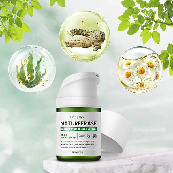 ✅ Official Store: Oveallgo® NatureErase Instant Alligator Oil Mole & Spot Cream