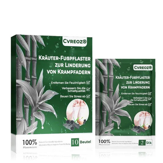 Cvreoz® Kräuter-Fußpflaster zur Linderung von Krampfadern