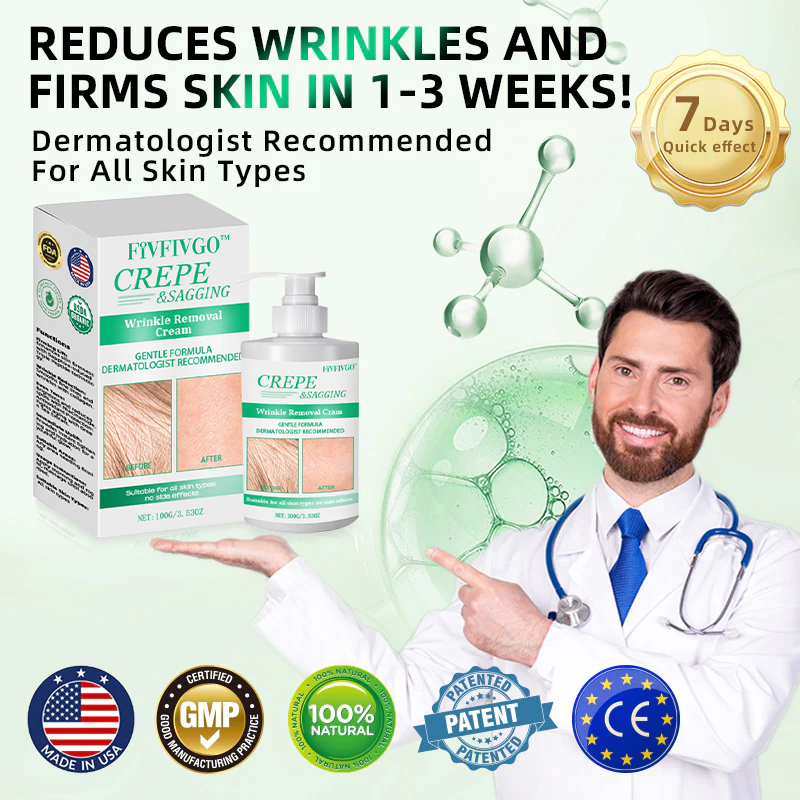 Fivfivgo™ Wrinkle Removel Cream (Address Crepe & Sagging)