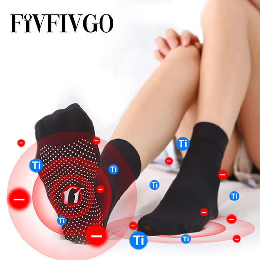 Fivfivgo™ fjärrinfraröda multi-titanjoner stödjande strumpor