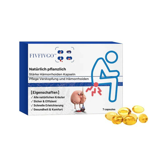 Fivfivgo™ Natürliche pflanzliche Stärke Hämorrhoiden-Kapseln