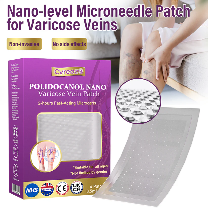 Cvreoz® Polidocanol Nano Varicose Vein Patch👩🏼‍⚕️Recommended by the National Institute for Health and Care Excellence (NICE)