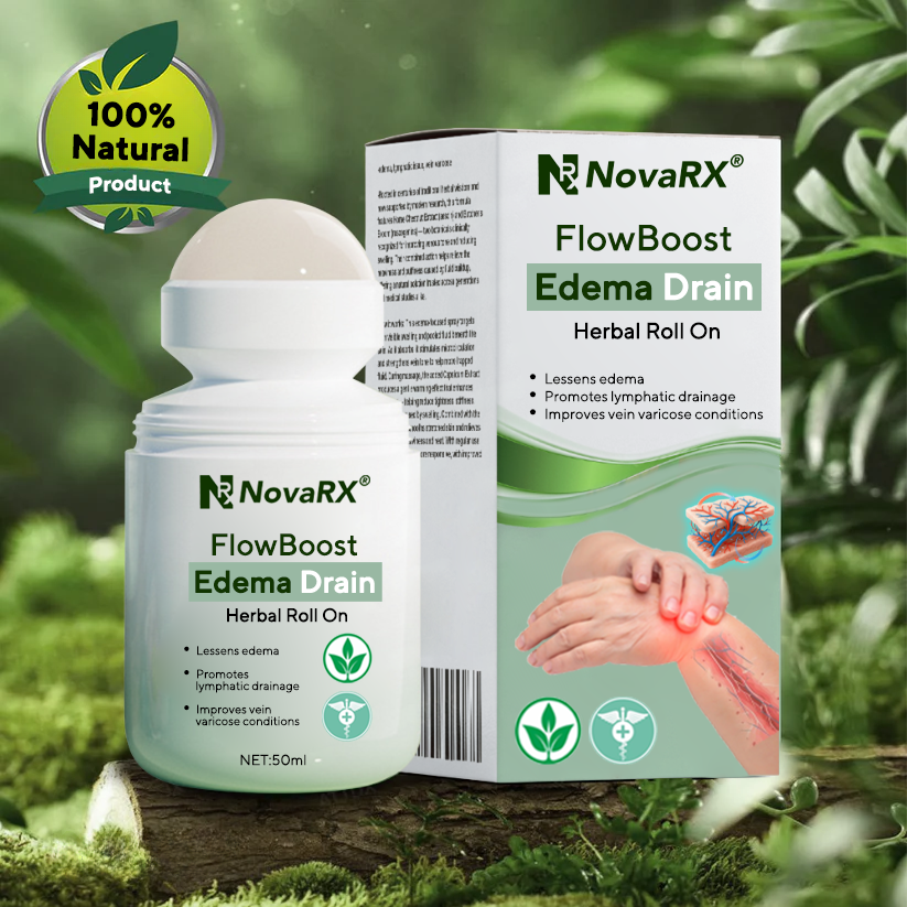 NovaRX® FlowBoost Edema Drain Herbal Roll On