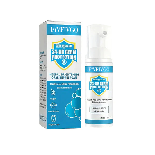Fivfivgo™ Pflanzlicher aufhellender Reparaturschaum für den Mund