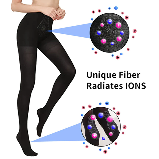 Fivfivgo™ UltraSLIM Tourmaline Ion Body Shaping Stretch Silk Stockings