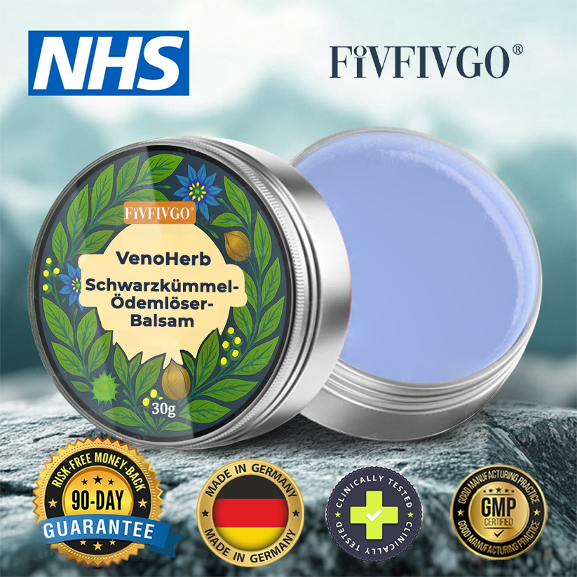 Fivfivgo® VenoHerb Schwarzkümmel-Ödemlöser-Balsam
