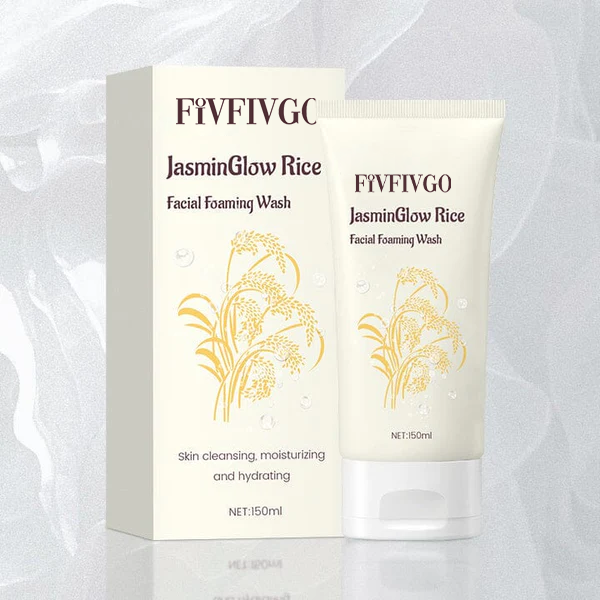 Fivfivgo™ Nettoyant moussant pour le visage au riz JasminGlow