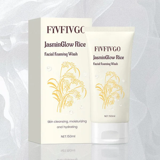 Fivfivgo™ Nettoyant moussant pour le visage au riz JasminGlow