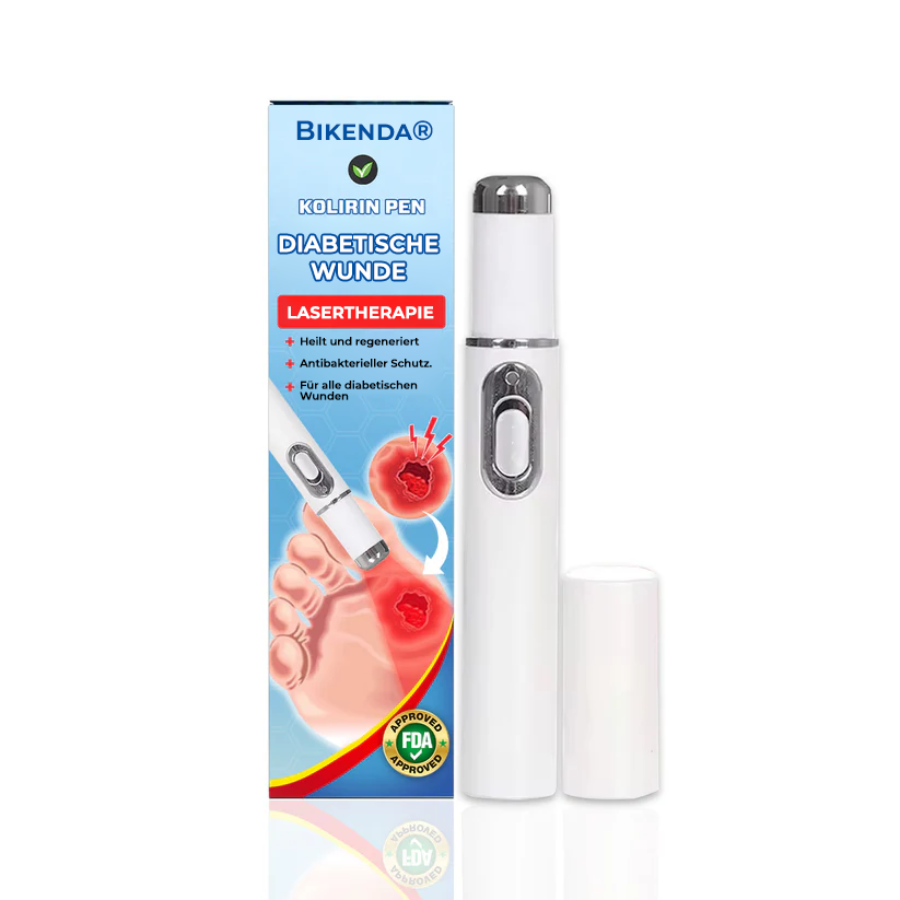 Bikenda® Lasertherapie Diabetische Wunde Kolirin Pen 💥 Heilt diabetische Wunden sofort