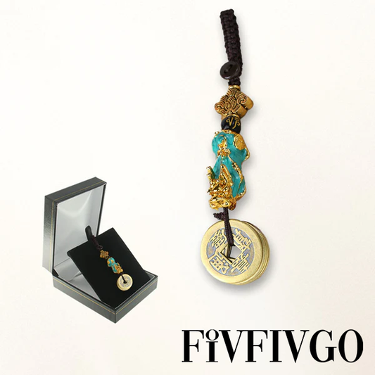 Fivfivgo™ FengShui Pi Xiu Coins Keychain