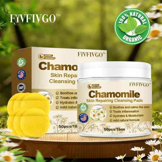 Fivfivgo™ Chamomile Skin Repairing Cleansing Pads