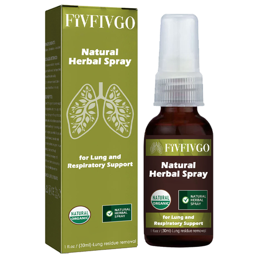 Spray aux herbes naturelles Fivfivgo™ pour le soutien pulmonaire et respiratoire