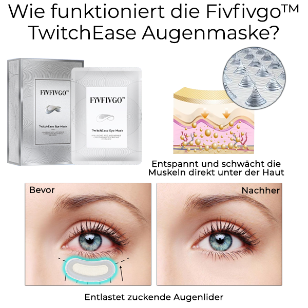 Fivfivgo™ TwitchEase Augenmaske