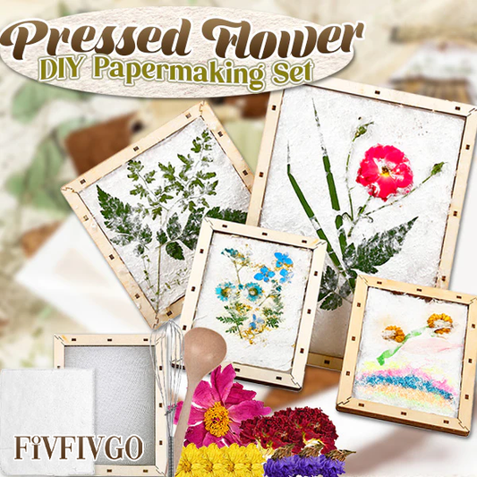 Fivfivgo™ Gepresste Blume DIY Papiermacherset