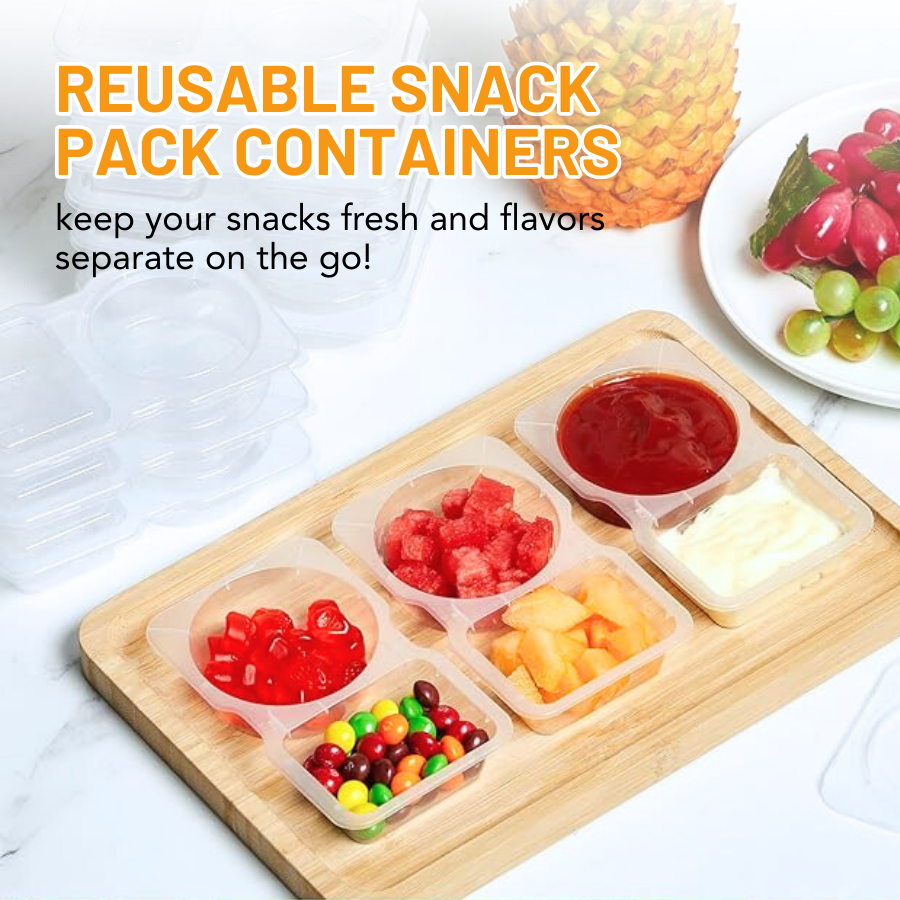 Reusable Snack Pack Containers
