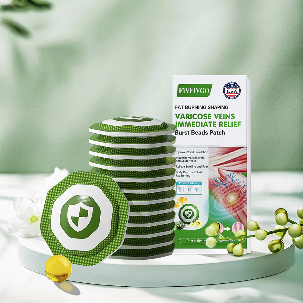 Fivfivgo™ Brucia Grassi Modellante e Vene Varicose Toppa con Perline Burst Sollievo Immediato