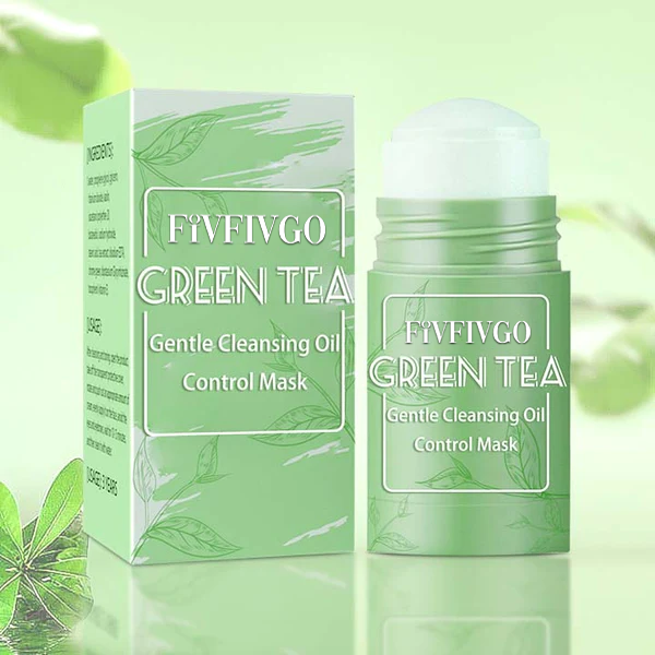 Fivfivgo™ Grüner Tee Sanfte Reinigung Ölkontrolle Maske