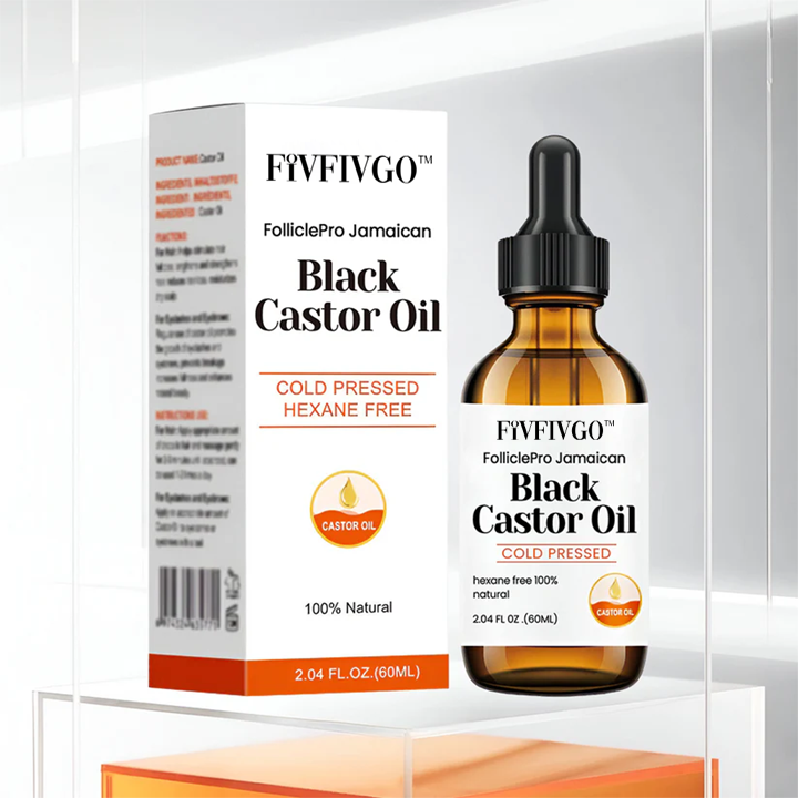 Fivfivgo™ FolliclePro Jamaikanisches Schwarzes Rizinusöl