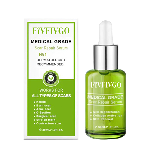 Fivfivgo™ Advanced Scar Repair Serum For All Types of Scars - Especially Acne Scars, Surgical Scars and Stretch Marks