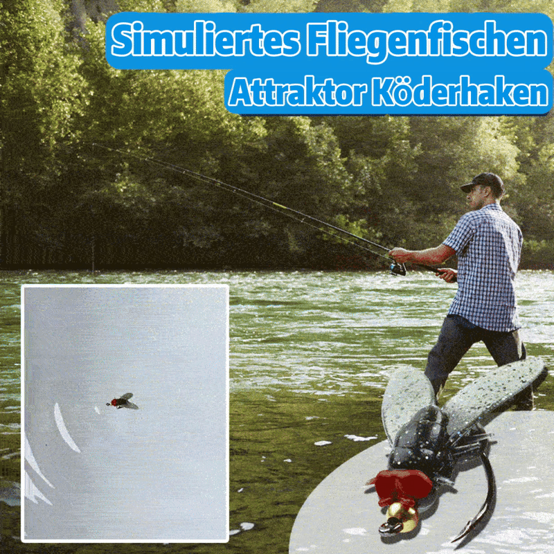 🐟Simulation Fliegenfischen Köderhaken🎣