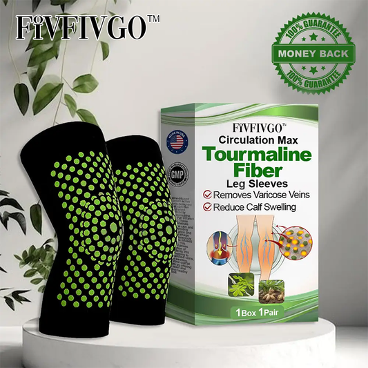 Fivfivgo™ Circulation Max Tourmaline Fiber Leg Sleeves