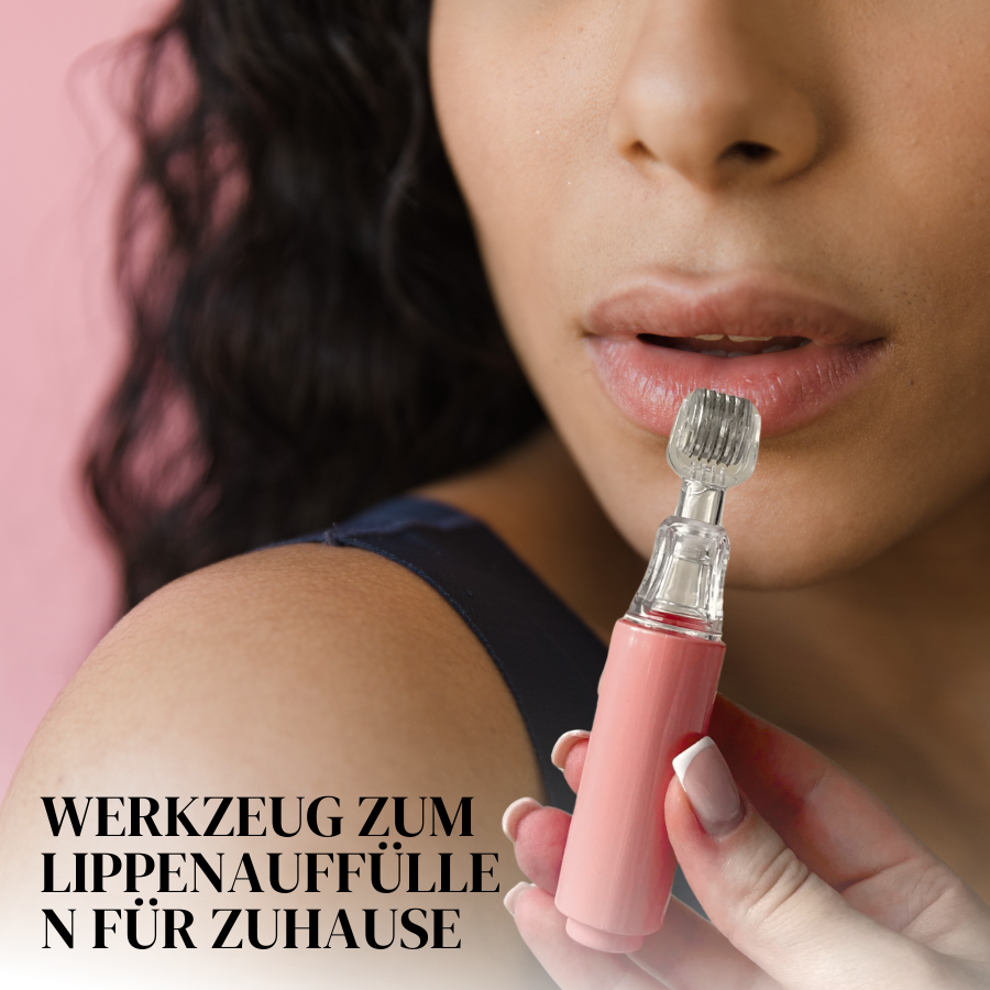 Fivfivgo™ MicroneedIing Lippenroller | Werkzeug zum Lippenauffüllen für Zuhause