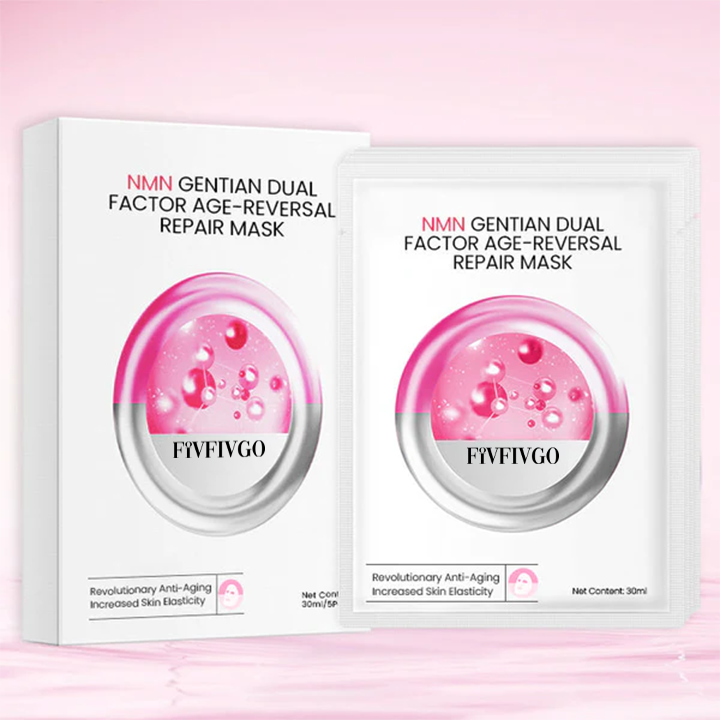 Fivfivgo™ Masque réparateur anti-âge à double facteur NMN Gentian