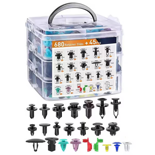 Car Retainer Clips & Fastener Remover (725PCS)