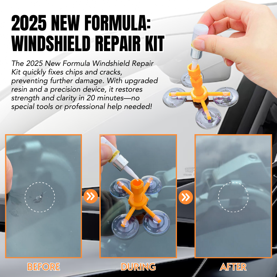 2025 New Formula: Windshield Repair Kit