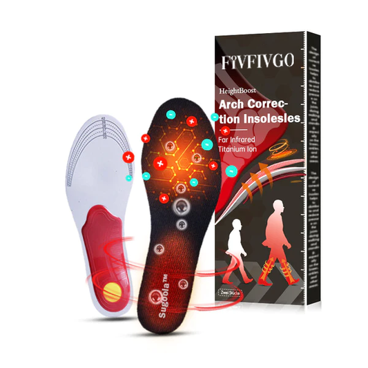 Fivfivgo™ HeightBoost Far Infrared Titanium Ion Arch Correction Insoles