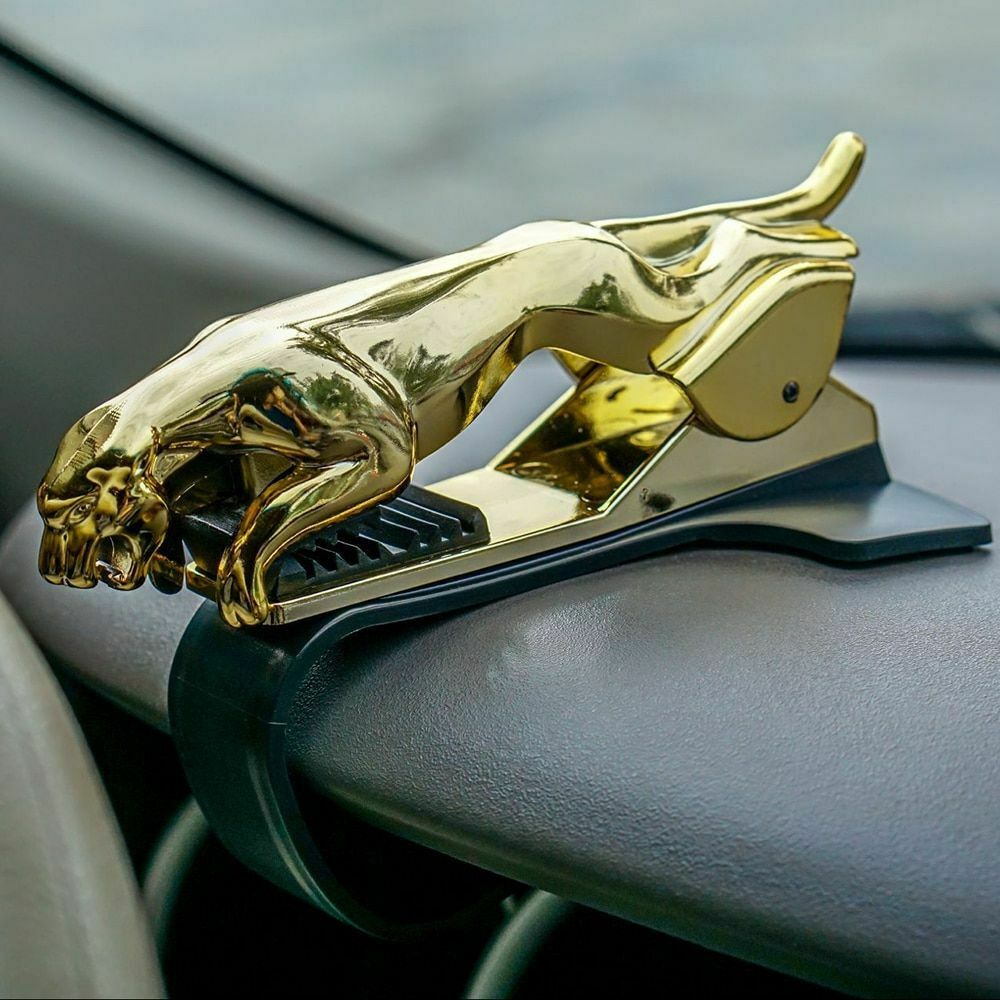 Universal 360° Rotating Car Leopard Phone Clip Holder