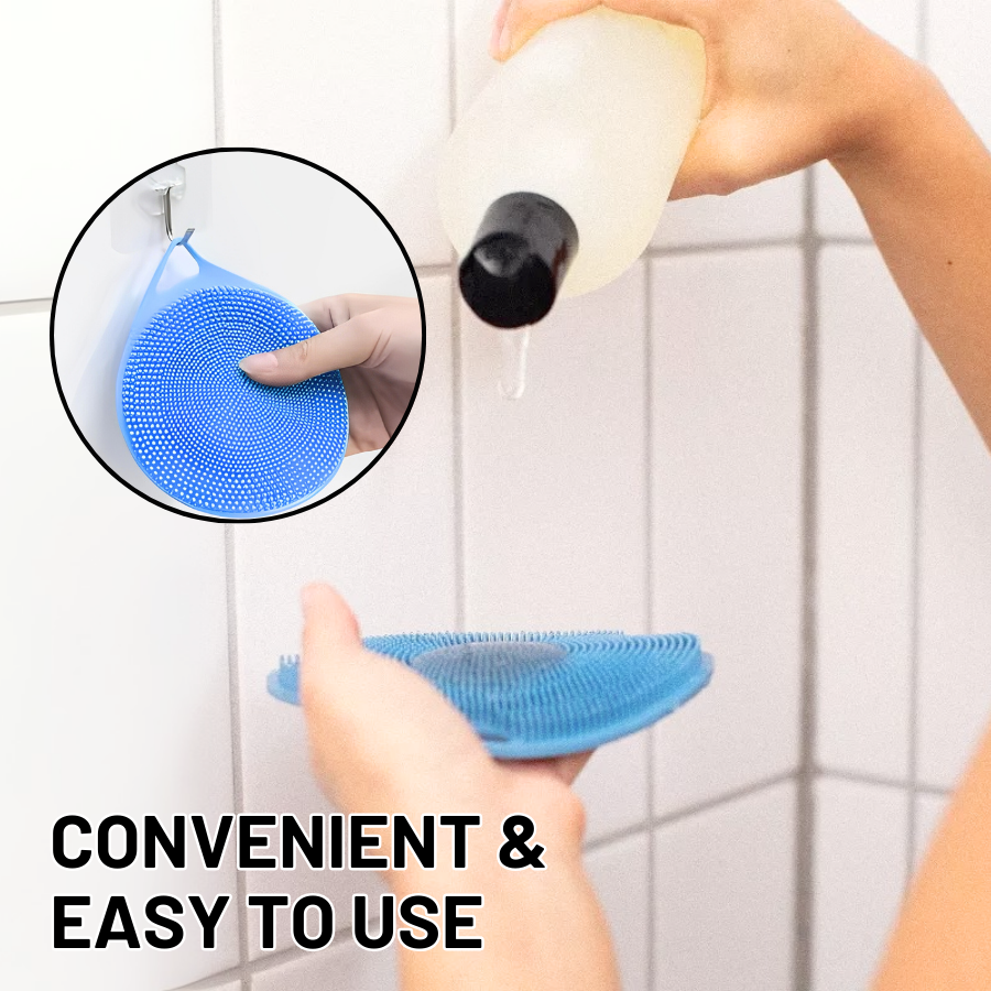 Silicone Flat Body Scrubber