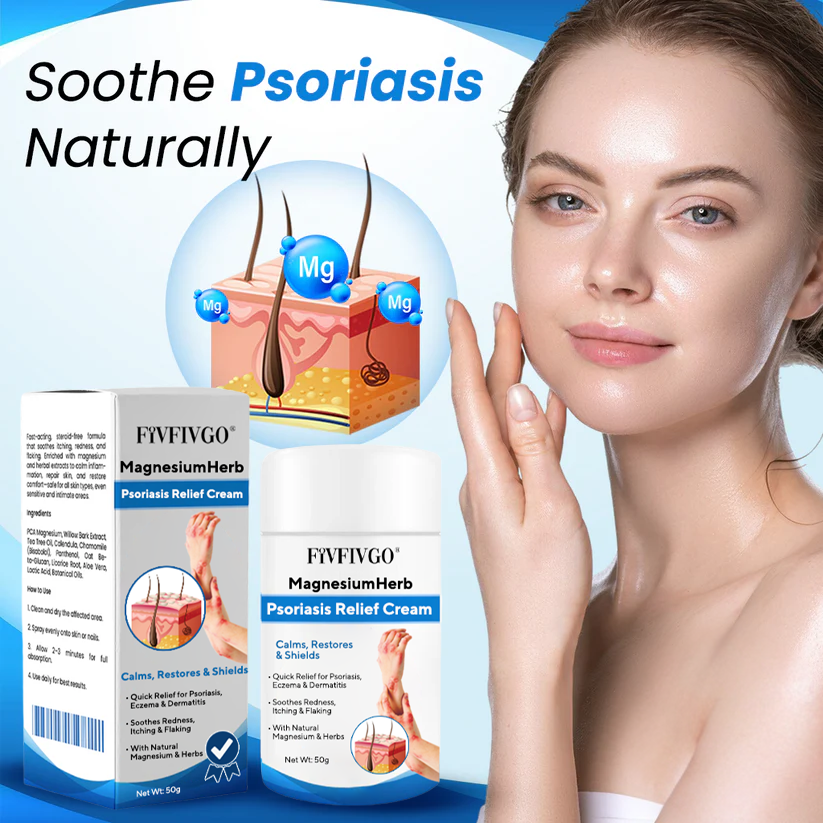 Fivfivgo® MagnesiumHerb Psoriasis Relief Cream