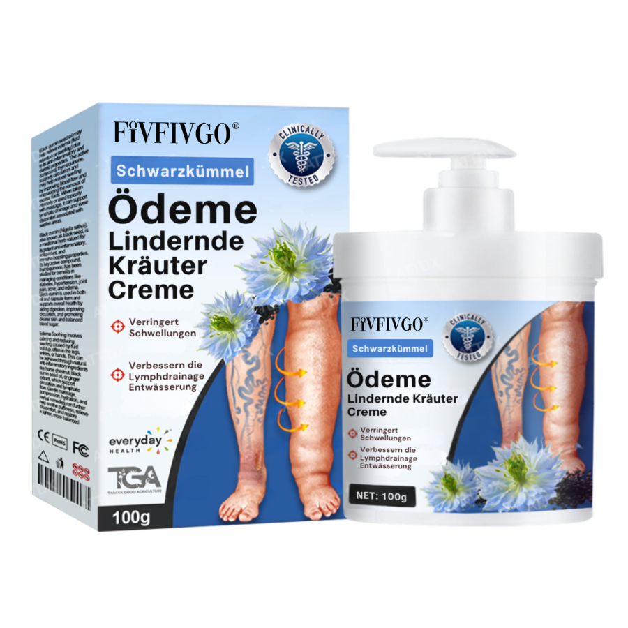 Fivfivgo® Schwarzkümmel Ödeme lindernde Kräutercreme