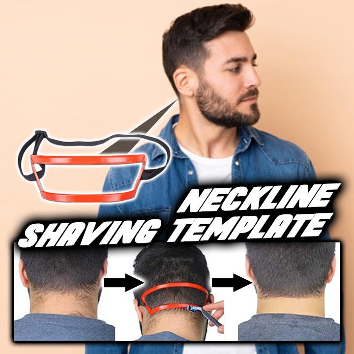 Neckline Shaving Template