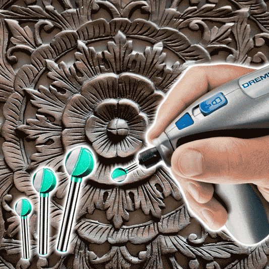 Spherical Wood Carving Bits