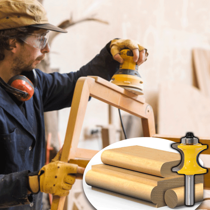 Shank Bullnose Router Bit Set