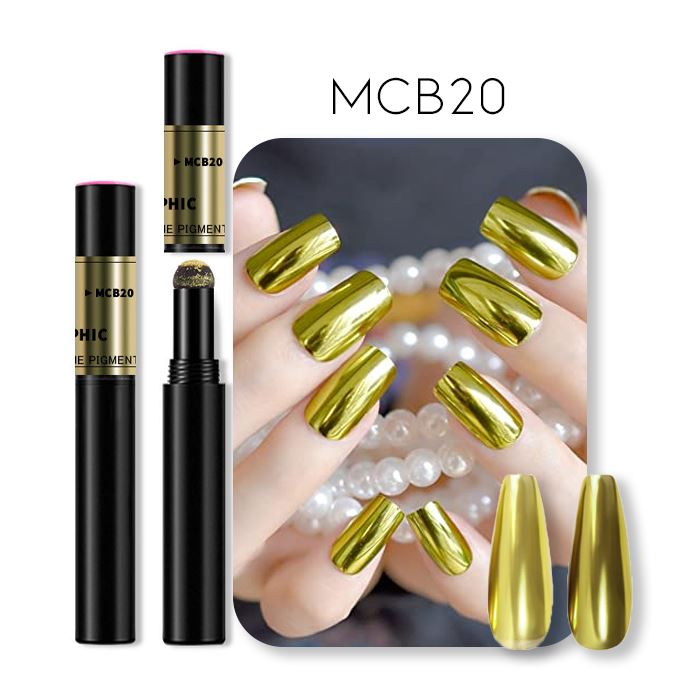 Mirror Chrome Powder Cushion Nail Every Day And Night MCB20 