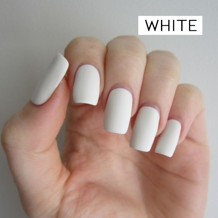 Matte Nail Polish Nail Polishes Every Day And Night White 