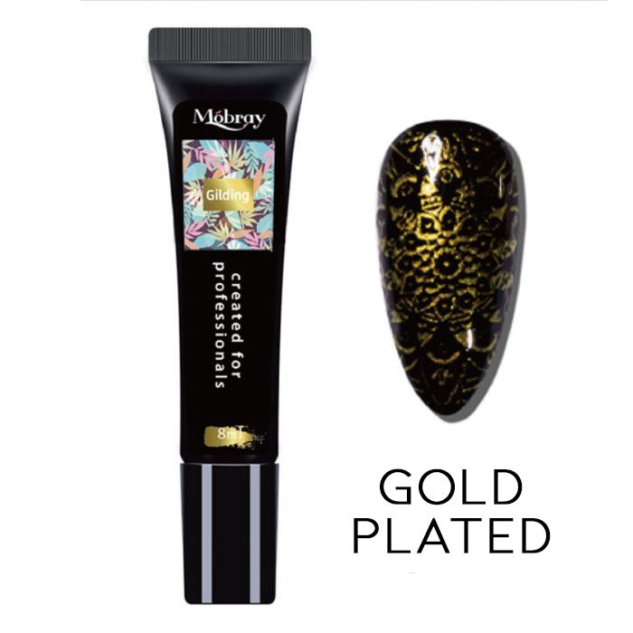 Nail Stamp Art Nail Polishes Every Day And Night Gold Plated 