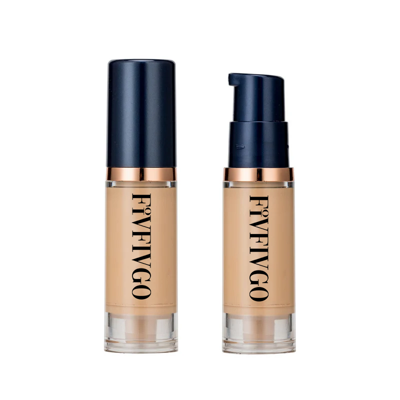 Fivfivgo™ Serum Foundation with Sensitive Skin Cream & Pro Angled Brush🎀