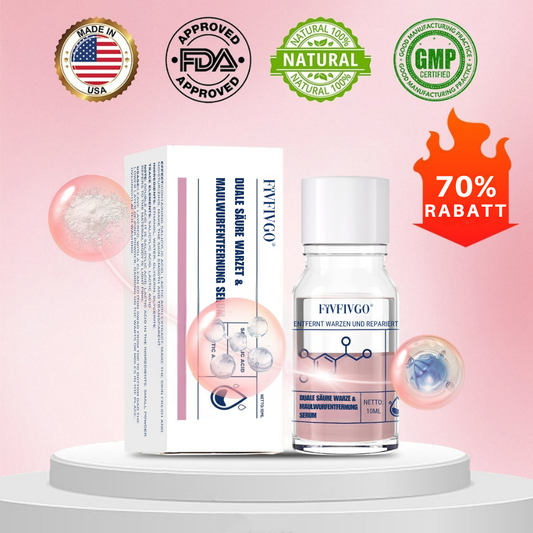 Fivfivgo® Duale Säure Warze & Maulwurfentfernung Serum