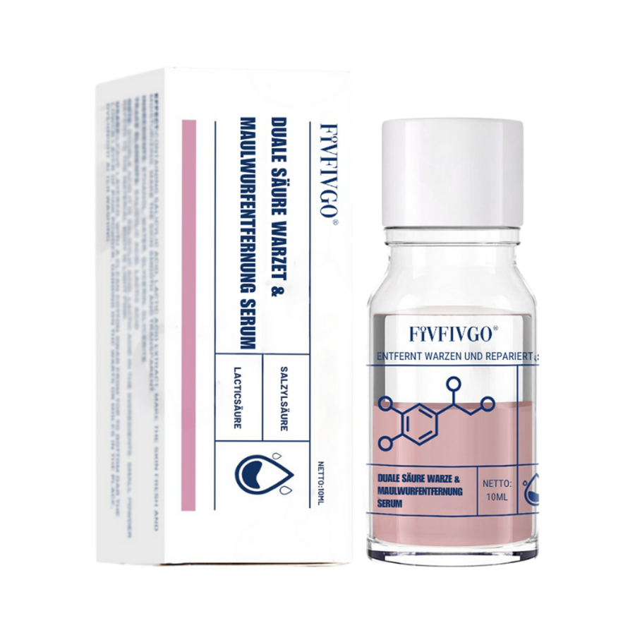 Fivfivgo® Duale Säure Warze & Maulwurfentfernung Serum