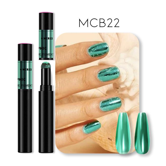Mirror Chrome Powder Cushion Nail Every Day And Night MCB22 