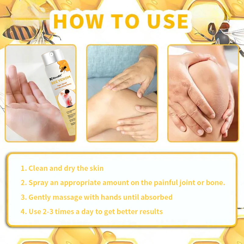 NovaRX®  Bee Venom Pain-Relief Joint Soothing Spray